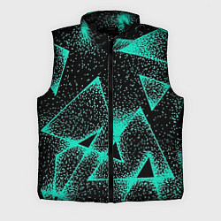 Мужской жилет The triangle is light blue, цвет: 3D-черный