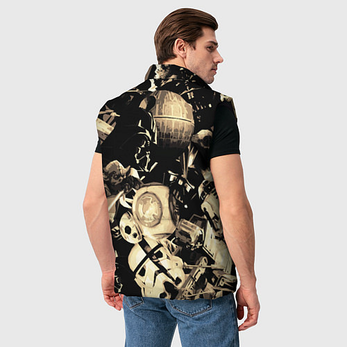 Мужской жилет Дарт Вейдер Йода Чубакка и другие из Star Wars / 3D-Черный – фото 4