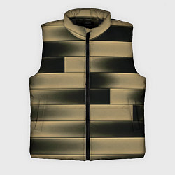 Мужской жилет Color yellow square, цвет: 3D-черный