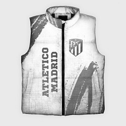 Мужской жилет Atletico Madrid - white gradient вертикально, цвет: 3D-черный