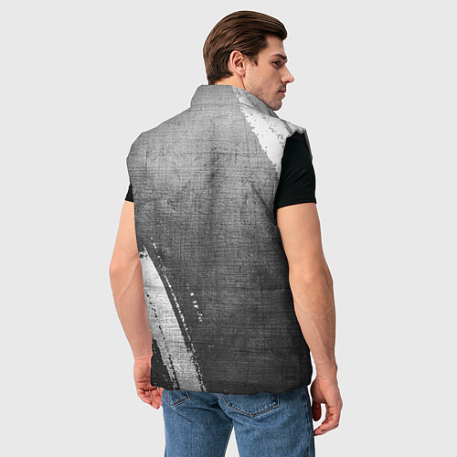 Мужской жилет West Ham - grey gradient вертикально / 3D-Черный – фото 4
