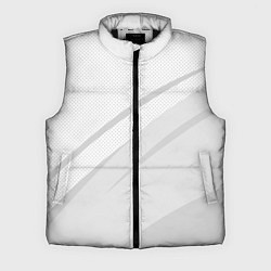Мужской жилет Светлый серый текстура с полосой, цвет: 3D-черный