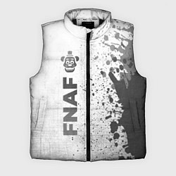 Мужской жилет FNAF - white gradient по-вертикали, цвет: 3D-черный
