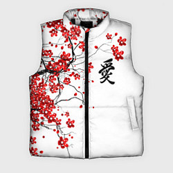 Мужской жилет Сакура с иероглифом Любовь