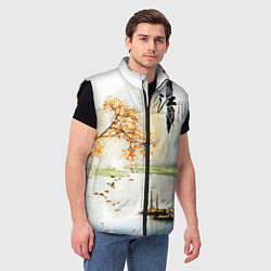 Мужской жилет China Landscape, цвет: 3D-черный — фото 2