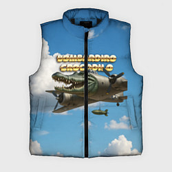 Мужской жилет Bombardino Crocodillo мем, цвет: 3D-черный