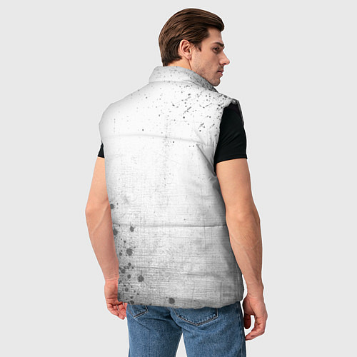 Мужской жилет The Last Of Us - white gradient вертикально / 3D-Черный – фото 4