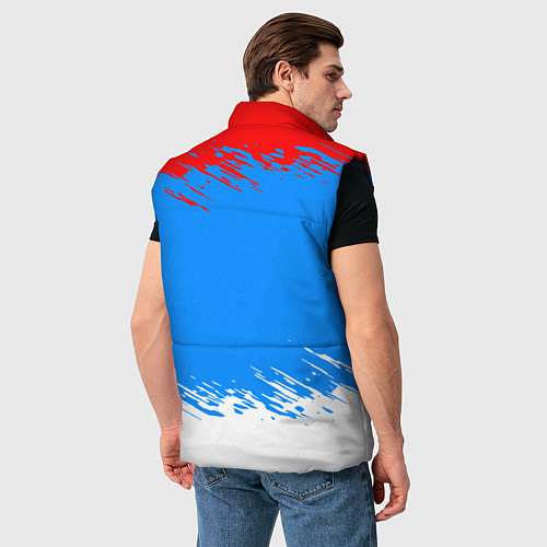 Мужской жилет Патриот - флаг / 3D-Черный – фото 4