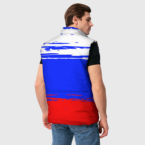 Мужской жилет Патриот - флаг / 3D-Черный – фото 4