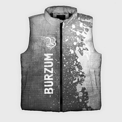 Мужской жилет Burzum - grey gradient по-вертикали