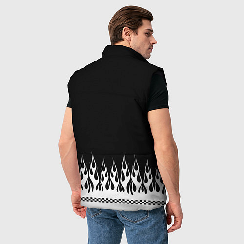 Мужской жилет Dead black - Bones / 3D-Черный – фото 4