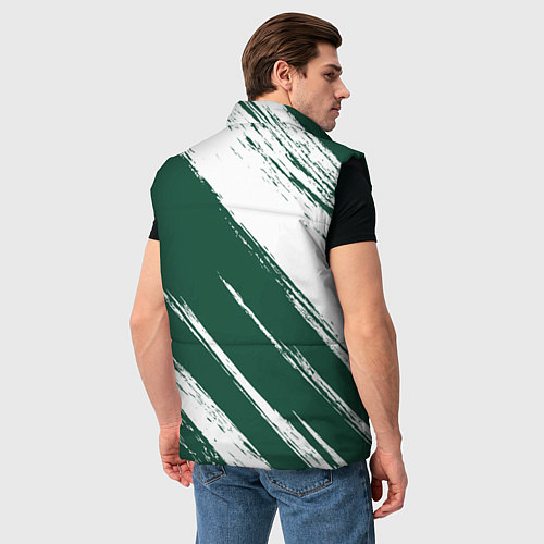 Мужской жилет Миннесота Уайлд - зеленый и белый / 3D-Черный – фото 4