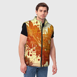 Мужской жилет Абстракция - sunspot, цвет: 3D-черный — фото 2