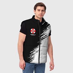 Мужской жилет Umbrella Corp - black and white, цвет: 3D-черный — фото 2