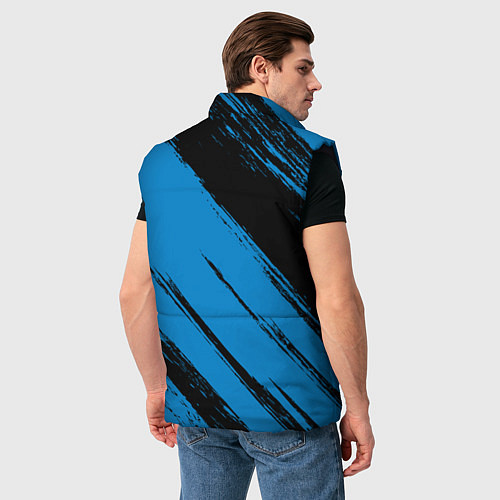 Мужской жилет Даллас Маверикс - черно синий / 3D-Черный – фото 4