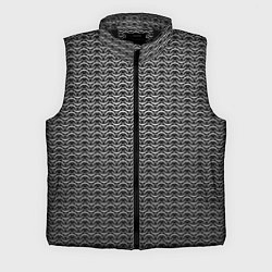 Мужской жилет Стальная кольчуга воинов, цвет: 3D-черный