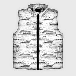 Мужской жилет Корабли на Неве