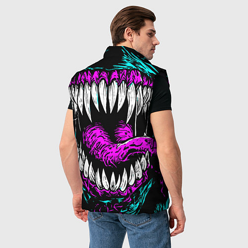 Мужской жилет Клыки венома / 3D-Черный – фото 4