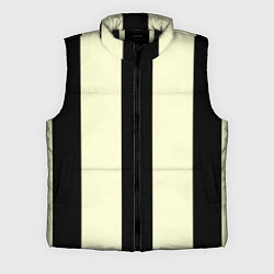 Мужской жилет Color black beige line, цвет: 3D-черный
