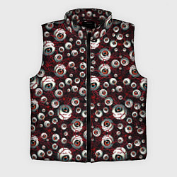 Мужской жилет Глаза монстры, цвет: 3D-черный