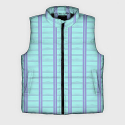 Мужской жилет Color light blue cage