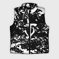 Мужской жилет Doom краски белые штрихи, цвет: 3D-черный