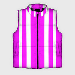 Мужской жилет Color white pink stripes