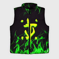 Мужской жилет Doom кислотное лого, цвет: 3D-черный