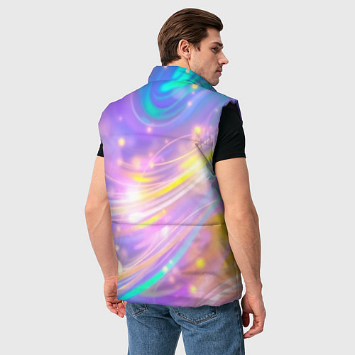 Мужской жилет Волшебный мистический космос / 3D-Черный – фото 4