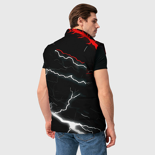 Мужской жилет Doom шторм текстура / 3D-Черный – фото 4