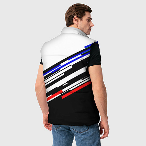 Мужской жилет Doom line color / 3D-Черный – фото 4