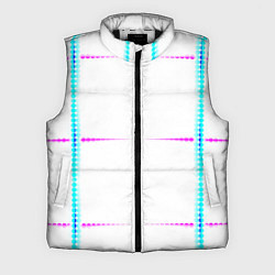 Мужской жилет Color white blue pink stripes