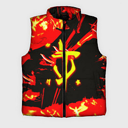 Мужской жилет Doom огненный, цвет: 3D-черный