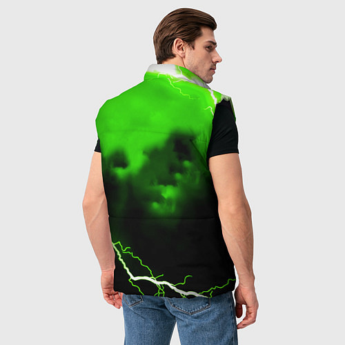 Мужской жилет Doom шторм кислотное лого / 3D-Черный – фото 4