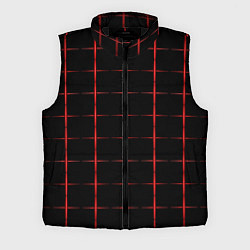 Мужской жилет Color black red crosses, цвет: 3D-черный