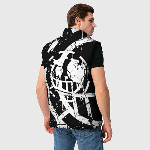 Мужской жилет Doom smile game / 3D-Черный – фото 4