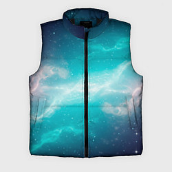 Мужской жилет Галактическое сияние небес, цвет: 3D-черный