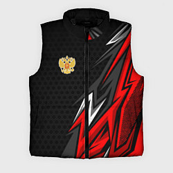 Мужской жилет Герб России - красный