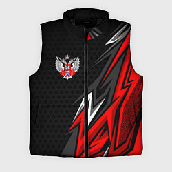 Мужской жилет Федерация бокса - Россия, цвет: 3D-черный