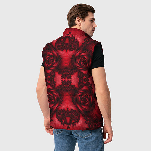 Мужской жилет Бесконечное кружево / 3D-Черный – фото 4