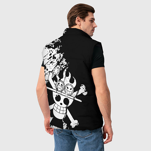 Мужской жилет Символ Эйса / 3D-Черный – фото 4