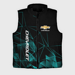 Мужской жилет Chevrolet треугольные линии, цвет: 3D-черный