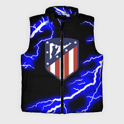 Мужской жилет Атлетико Мадрид молнии шторм, цвет: 3D-черный