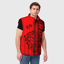Мужской жилет Гонщик, цвет: 3D-черный — фото 2