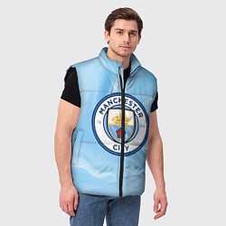 Мужской жилет Фк Манчестер Сити, цвет: 3D-черный — фото 2