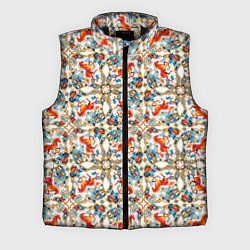 Мужской жилет Орнамент с лошадью - символом Нового 2026 года, цвет: 3D-черный