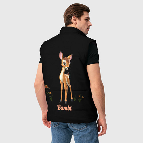 Мужской жилет Bambi / 3D-Черный – фото 4
