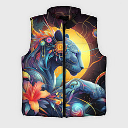Мужской жилет Сказочная пантера - нейроарт фантазия
