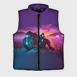 Мужской жилет Venom near his motorcycle - ai art fantasy, цвет: 3D-черный