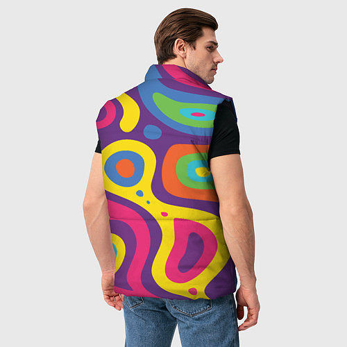 Мужской жилет Abstract tac / 3D-Черный – фото 4